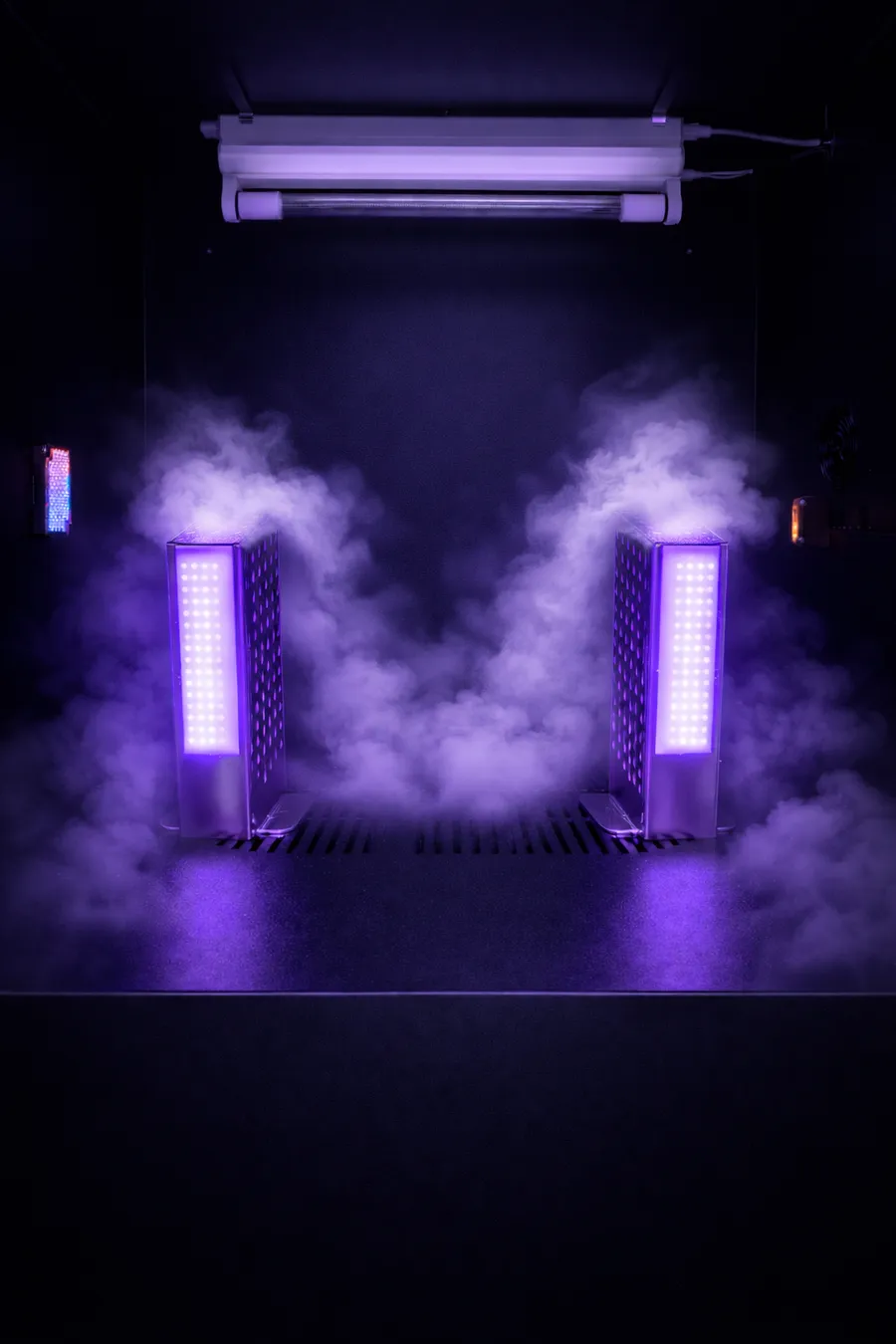 Antimicrobial Vapor stage of the Freshtrax shoe sanitization machine