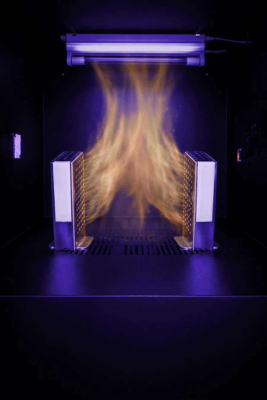 Heat stage of the Freshtrax shoe sanitization machine